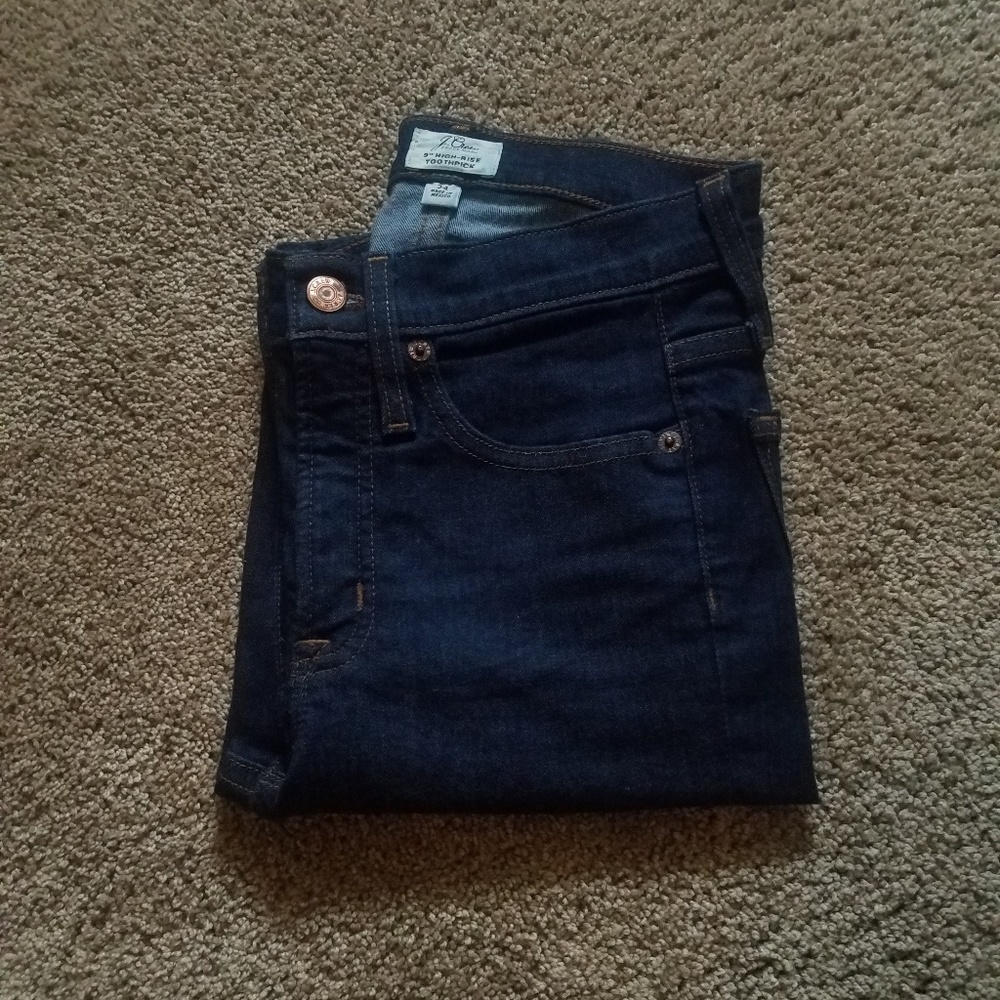 J Crew toothpick jeans